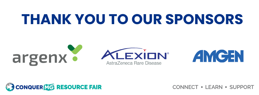 Sponsor logos for argenx, Alexion, and Amgen 